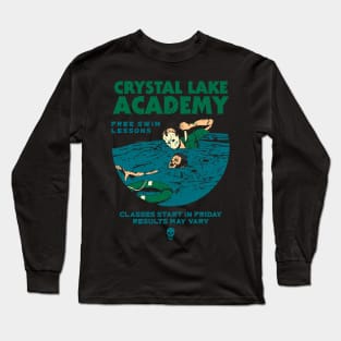 Crystal Lake's Free Swim Lessons Long Sleeve T-Shirt